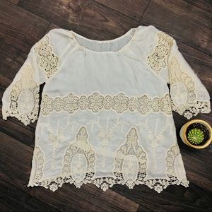 Vintage Peasant Blouse